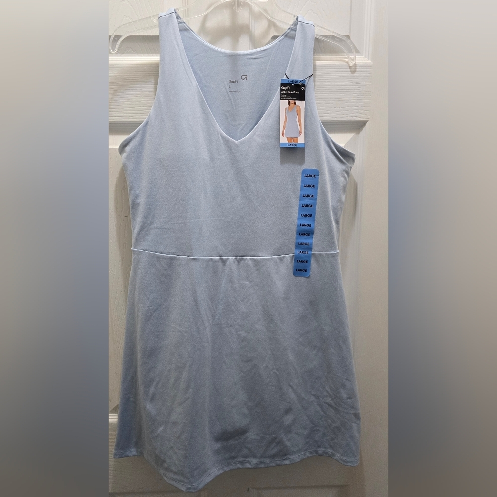 GAP Light Blue Tank Dress, Inner Short With Pocket L